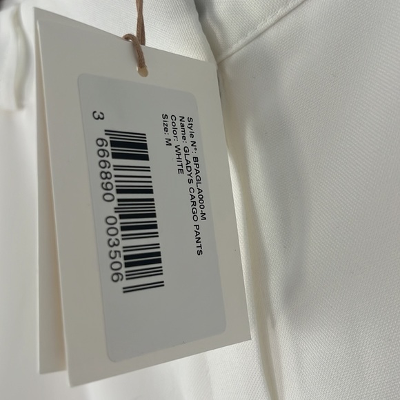 The Frankie Shop GLADYS CARGO PANTS - WHITE Size M - Picture 10 of 10